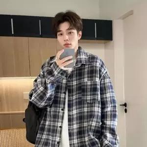 WL 남방 아우터 겸용 셔츠 모던한 캐주얼 체크 부드러운 소재로 부담없이