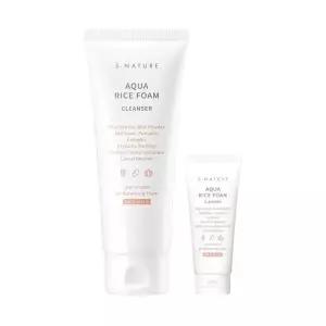 에스네이처 아쿠아 라이스 약산성 클렌징폼 160ml+20ml