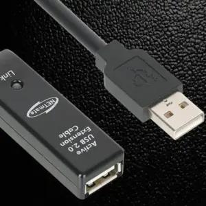 무전원리피터 리피터 케이블 데이터 전송 신호 증폭기 USB2.0 15m