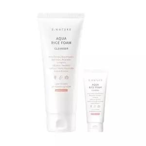 [셀러허브]에스네이처 아쿠아 라이스 약산성 클렌징폼 160ml+20ml (S49445947)