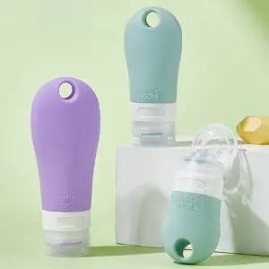 TBZ 여행용샴푸통 핸드크림통 고리형실리콘공병 38ml 60ml