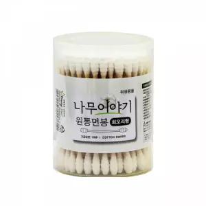 나무이야기 회오리형 BTM 원통면봉 100개입 TBZ