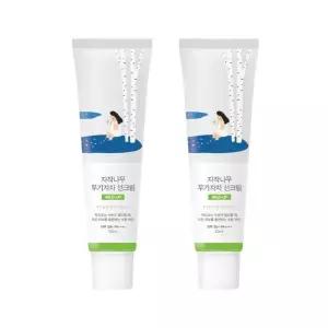 라운드랩 자작나무 무기자차 선크림 50ml 2개