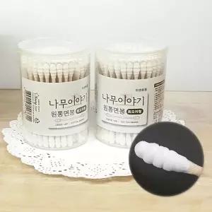 회오리면봉 나무이야기 400P 위생면봉 원형