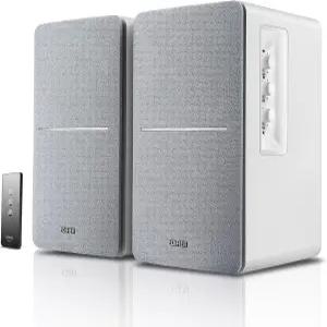 Edifier R1280T 전원 책장 스피커 - 2.0 활성 근거리 스튜디오 모니터 흰색 인클로저 42와트 RMS