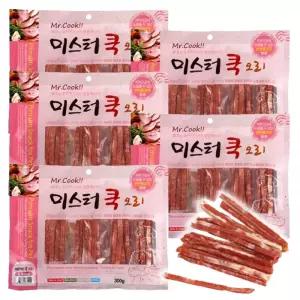반려견 오리 슬라이스 300g 5P 강아지 간식 고단백 저지방 육포 져키