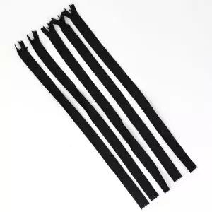 미싱부자재 콘솔지퍼 블랙 45cm 5P