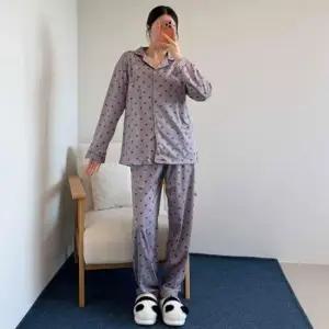 라벤더하트콕홈파자마세트 긴팔긴바지 밍크 이지 실내복 홈 원