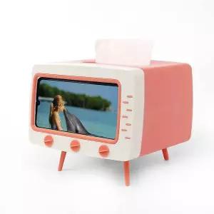화장지케이스 SRG695E2 스마트폰 거치 티비 휴지케이스 냅킨