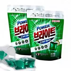 파워 FAD786Q8 브라이트 캡슐형 간편 세제 캡슐세제 30개입