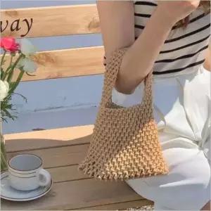 토트백 손가방 그물백 여자 7컬러 니트가방 네트백 미니