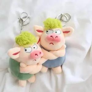 돼지 인형 웃긴 키링 열쇠고리