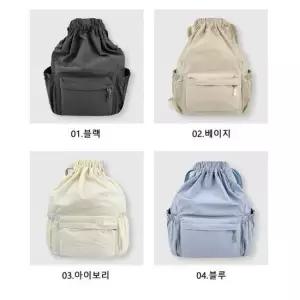 조리개 캐주얼 데일리 디자인 넉넉한 가벼운 일상 언제든 백팩 간편 패션 수납공간 소재로 휴대