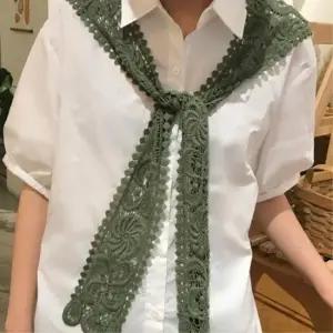 레이어드 케이프 어깨숄 봄스카프 여성봄스카프 레이스 패션머플러 셔츠 엄마 멋스러운코디 40대여성 30대