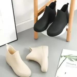 레인 여성 무지 여자 패션장화 부츠 장화 슈즈 레인