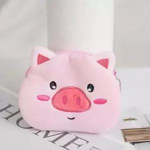 동물 동전지갑 돼지 미니 지갑 귀여운 카드 여행용