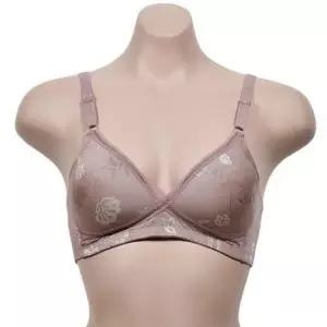 (DO라)(BR6283/B)심플한 베이지톤 메쉬라인 B컵 브라 패브릭