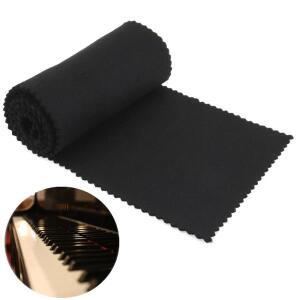 125 x 14cm 나일론  면 블랙/레드  피아노 키 커버 키보드 먼지 88건반