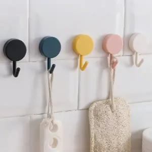 WL 소품걸이 컬러 접착식 소품 걸이 고리 벽 후크 10P S11900