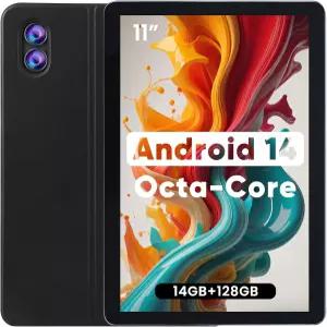 안드로이드 태블릿 11인치 14(6+8)GB RAM ROM 옥타 코어 프로세서 대화면 14 케이스 포함 Wi-Fi 6 2MP+8MP