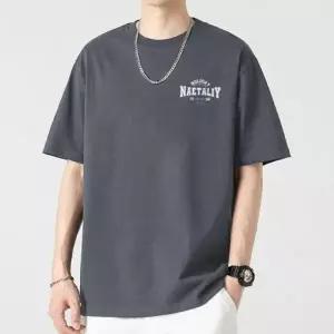 여름반팔 1P 남성 티셔츠 여름 캐주얼 베이직 레터링 반팔티 남성반팔티셔츠