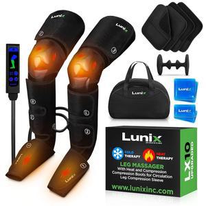 LUNIX LX10 일상적인 다리 마사지기 압축이 회복을 전체 FSA 공기 위한 있는
