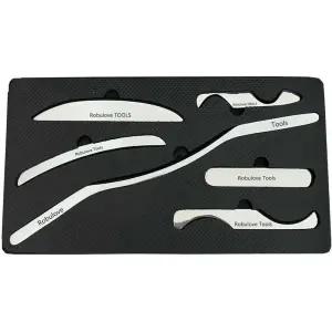 그라스톤 6pcs 마사지 림프 케이스 안마 휴대용 근막이완 + 가죽 6종