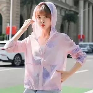 여름철 뜨거운 햇빛 보호 후드 집업 여성 아우터