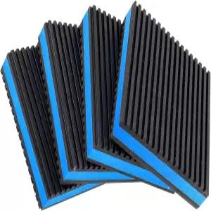 공기 압축기 세탁기 건조기 트레드밀 HVAC AC 유닛 미끄럼 방지 리브 표면 실내 실외 사용 4팩용