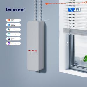 GIRIER 스마트 커튼 모터 WiFi 전동 롤러 쉐이드 모터(블라인드용)는 Alexa Google 홈 어시스턴트와 함께