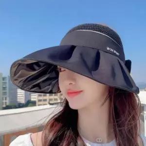 썬캡 오픈 자외선차단 버킷햇 휴대용 모자 돌돌이 와이드챙 여름 모두팜