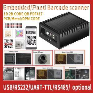 임베디드 바코드 스캐너 모듈 리더 고정 장착 QR 엔진 1D/2D/DPM USB/TTL UART/RS232/RS485