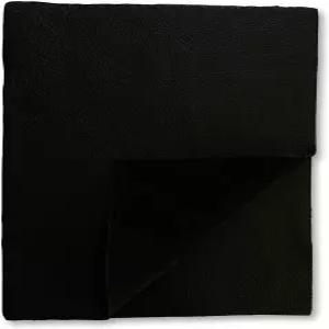 천연 곡물 소 가죽 8.5인치 x 11인치 프리컷 조각 블랙 1피스