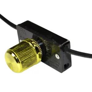 회전식 노브 125V 6A가 있는 HQRP 유니버설 디머 조명 램프 스위치