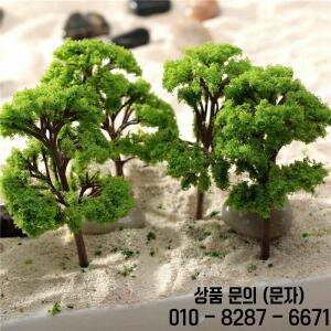 10pcs 모델 나무 인공 마이크로 풍경 플라스틱 녹색 장식 홈 정원 만들기 소품