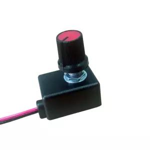 Quentacy DC 0/1-10V LED 디머 노브 컨트롤러 로터리 미니 스위치 PWM 디밍 가능 실내 조명 스포트라이트
