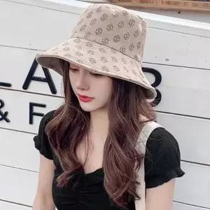 중년여성모자 외출 패션 양면 코디 베이지 스타일 여름 벙거지 여자여름모자 모자 모두팜
