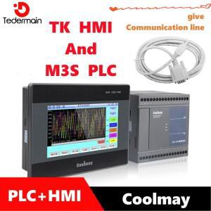 Coolmay HMI PLC 터치 스크린 콤보 세트 통신 케이블 포함 M3S-24MT 4.3 인치 5 7 10