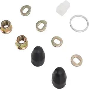 허브 모터 너트 키트 스틸 휠 액슬 M14 세척 전기 자전거 스쿠터용 14mm 샤프트 포함 구성 요소