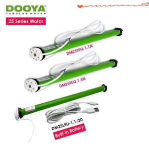 Dooya DM25TEQ 1.1N/1.5NDM25LEU 1.1N 내장 배터리 포함 롤링 로마 커튼 썬 블라인드 38mm 튜브 rf433 원격