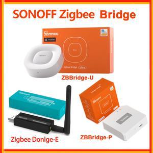 호환 SONOFF Zigbee 3 0 USB 동글 플러스 ZBDongle-E Zigbee Bridge PRO ZBBridge-U Zigbee 게이트웨이 물질 브리지 Zigbee 허브 스마트