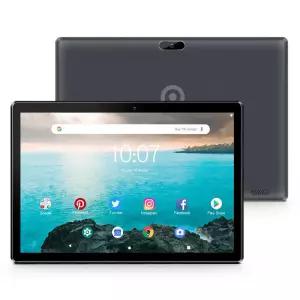 PRITOM 10인치 태블릿 PC (SIM 슬롯 포함) 안드로이드 13 64GB 쿼드 코어 터치 스크린 WiFi GPS 지원 3G