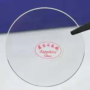 시계 유리 사파이어 교체 플랫 1.0mm-1.2mm 직경 투명 크리스탈 1개