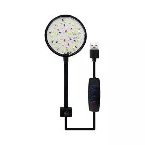 5W/7W 물고기 탱크 클립 램프 USB 전원 LED 전체 스펙트럼 방수 조류 조명 거북이 용 360도 라이트