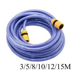 PVC 세차 정원 관개 호스 식물 꽃 스프링클러 급수 온실 3m-15m 1/2 인치