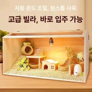 원목 햄스터 케이지 햄찌무드 선반 고슴도치 야외