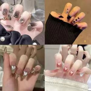 붙이는 셀프 네일팁 1P 네일아트 파츠 인조 가짜 손톱