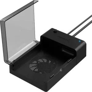 2.5인치 또는 3.5인치 HDD SSD [UASP 및 22TB 지원](EC-DFFN)용 냉각 팬이 내장된 SABRENT USB 3.0 to SATA