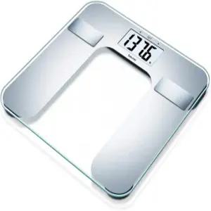 뷰러 체지방 분석기 BMI 다중 사용자 및 인식 디지털 욕실 체중계 XL 디스플레이 BF130 실버