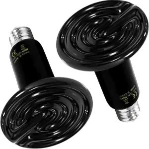 힐스마트 파충류 열 램프 100W 2팩 세라믹 방출기 양서류 애완동물 브루더 협동 인큐베이팅 치킨을 위한